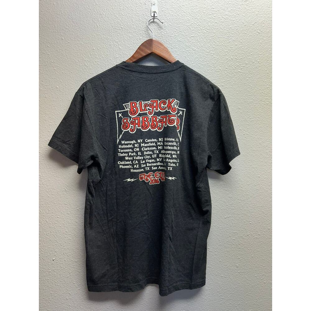 Black Sabbath The End Tour Shirt 2016 Concert Godfathers Of Metal Gray Tee M - Picture 5 of 8